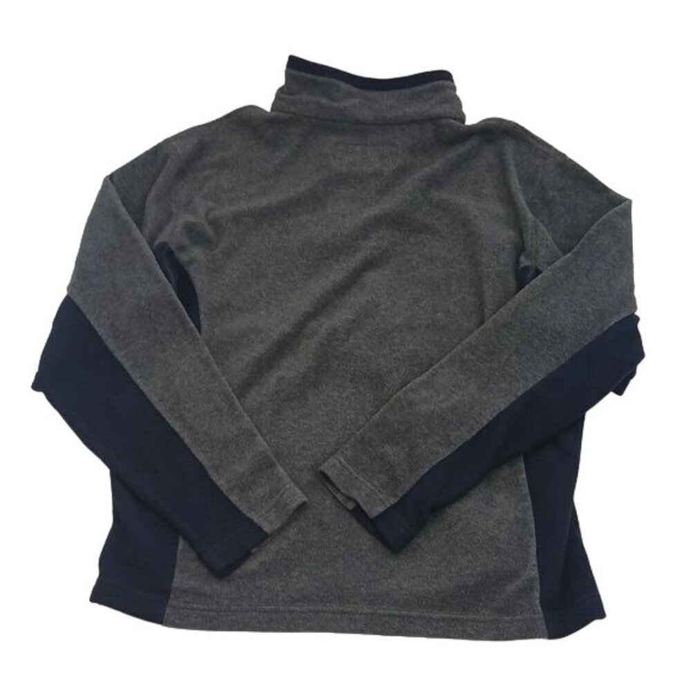 Nordic Track Fleece Pullover Gray Quarter Zip Mock Neck Outdoor Mens Size M - Picture 5 of 5